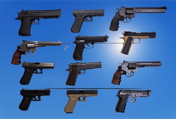 Types of handguns
