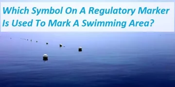 Which Symbol On A Regulatory Marker Is Used To Mark A Swimming Area?